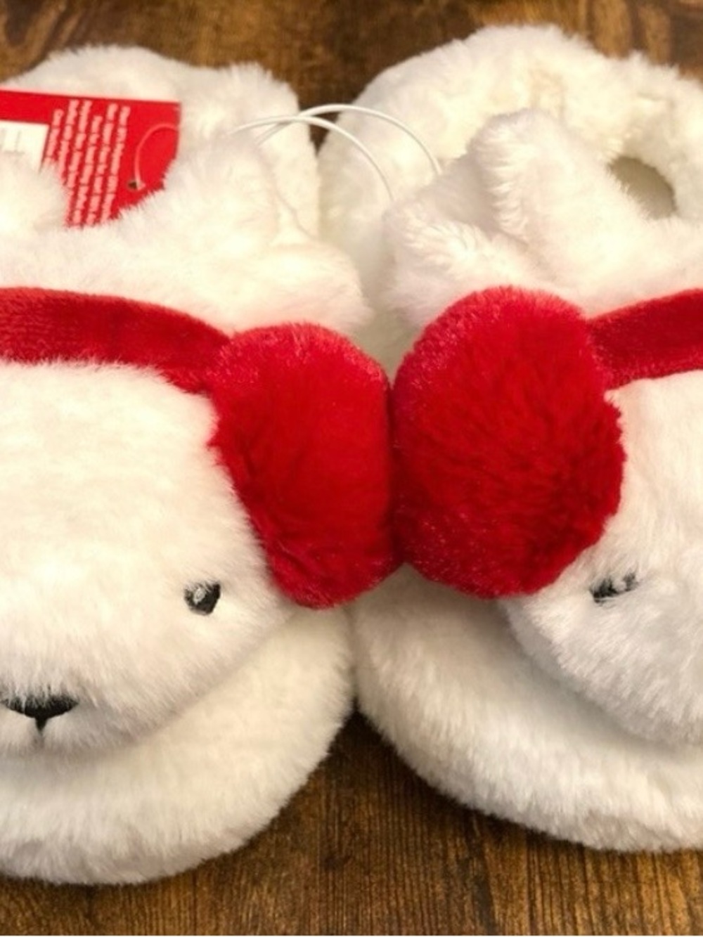 Wondershop Toddler Winter Mouse Scuff Slippers Size XL  (11T-12T) new